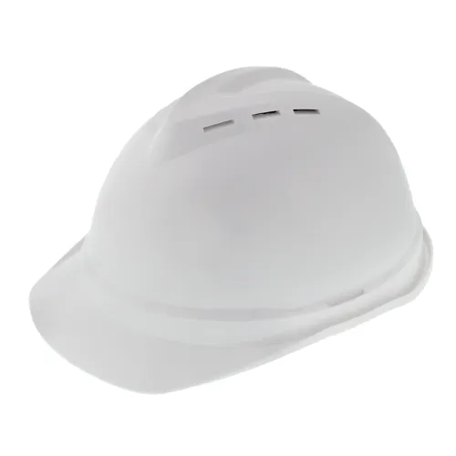 KASK OCHRONNY - BIAŁY - NORMA EN 397 - CZTEROPUNKTOWE MOCOWANIE