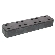POLSKA PRODUKCJA OD385X95X45 — ODBÓJ DOJAZDOWY 385X95X45X120MM 3 OTWORY
