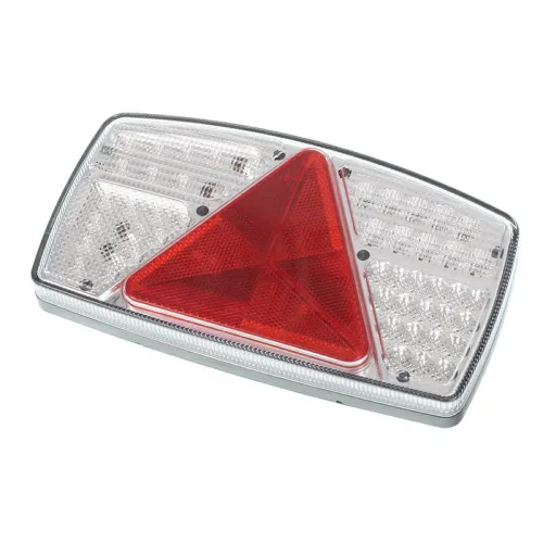 LAMPA TYLNA LED Z TRÓJKĄTEM 53LED LEWA