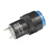 LAMPKA KONTROLNA DESKI ROZDZ. NIEBIESKA LED, Z ŻARÓWKĄ, 12/24V, FI 16MM