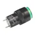 LAMPKA KONTROLNA DESKI ROZDZ. ZIELONA LED, Z ŻARÓWKĄ, 12/24V, FI 16MM