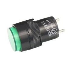 GMP P032068G — LAMPKA KONTROLNA DESKI ROZDZ. ZIELONA LED, Z ŻARÓWKĄ, 12/24V, FI 16MM