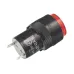 LAMPKA KONTROLNA DESKI ROZDZ. CZERWONA LED, Z ŻARÓWKĄ, 12/24V, FI 16MM