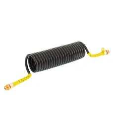  PA12M16X15-55-Z — PRZEWÓD PNEUM. SPIRALNY M16 CZARNY (Ż) SILIKON (POLIURETANOWY), 5,5M