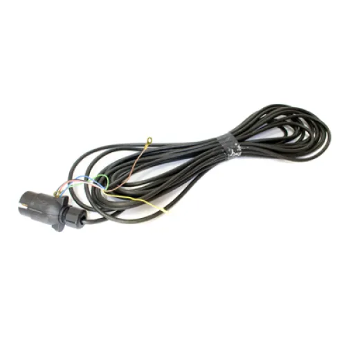 PRZEWÓD/ZŁĄCZE ELEKTRYCZNE PRZYCZEPY  12,0M, WTYCZKA 7PIN + KOŃCÓWKI - 7 ŻYŁ