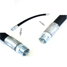 POLSKA PRODUKCJA PHP0073 — PRZEWÓD HYDR. GWINT M22X1,5, BB-13- 600 PROSTE/PROSTE, 16MPA