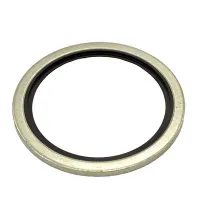 PODKŁADKA M16, 16,7X24X1,5MM METALOWO-GUMOWA Z PROWADZENIEM