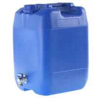 POJEMNIK NA WODĘ 20L - NIEBIESKI + METALOWY KRANIK Z GWINTEM U DOŁU
