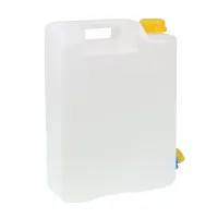 POJEMNIK NA WODĘ 10L - BIAŁY - ATEST + OSOBNY DOZOWNIK + PLASTIKOWY KRANIK Z POKRĘTŁEM BEZ GWINTU U DOŁU