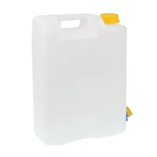 POLSKA PRODUKCJA PNW023BD4 — POJEMNIK NA WODĘ 10L - BIAŁY - ATEST + OSOBNY DOZOWNIK + PLASTIKOWY KRANIK Z POK...