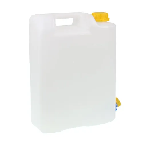 POJEMNIK NA WODĘ 10L - BIAŁY - ATEST + OSOBNY DOZOWNIK + PLASTIKOWY KRANIK Z POKRĘTŁEM BEZ GWINTU U DOŁU
