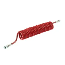  PUM22CZER5M — PRZEWÓD PNEUM. SPIRALNY M22 CZERWONY SILIKON (POLIURETANOWY), 5,0M
