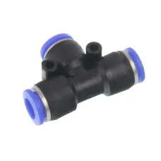  PUT08 — SZYBKOZŁ. TEKALANU FI  8MM TRÓJNIK, PLASTIKOWE, CZARNE