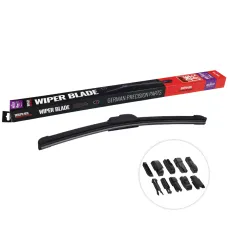 BREMHER PWBM475B — PIÓRO WYCIERACZKI BEZSZKIELETOWE MULTICLIP 475MM (19'') + 10 ADAPTERÓW