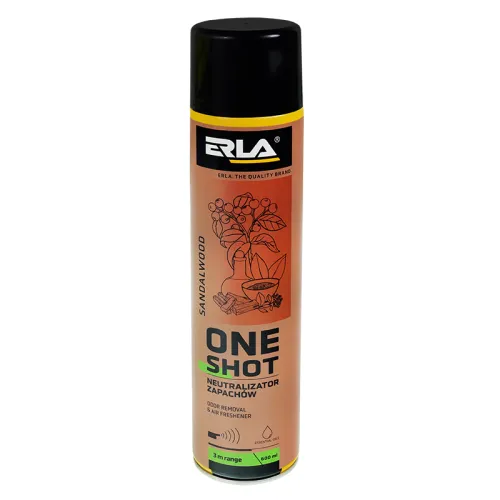 NEUTRALIZATOR ZAPACHÓW I ODŚWIEŻACZ POWIETRZA ERLA ONE SHOT SANDALWOOD - 600ML