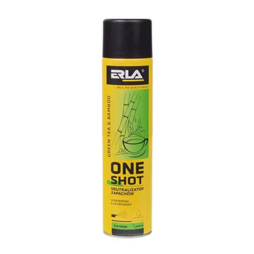 NEUTRALIZATOR ZAPACHÓW I ODŚWIEŻACZ POWIETRZA ERLA ONE SHOT GREEN TEA & BAMBOO - 600ML