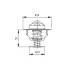 TERMOSTAT JOHN-DEERE, CASE 78°C