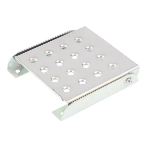 STOPIEŃ NABURTOWY STALOWY 150X150MM NIEPEŁNA ŚCIANKA - OCYNK