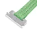 PAS TRANSPORTOWY  2,0T,  4,0M B=35MM, METKI 2024, ZIELONY, HAK E DO LISTWY, EN 12195-2