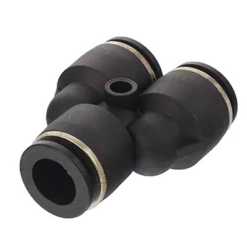 SZYBKOZŁ. TEKALANU FI 10MM /  8MM TRÓJNIK `Y`, PLASTIKOWE