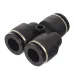 SZYBKOZŁ. TEKALANU FI 10MM /  8MM TRÓJNIK `Y`, PLASTIKOWE