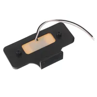 LAMPA OBRYSOWA POMARAŃCZOWA DIODOWA Z UCHWYTEM, HOMOLOGACJA E9