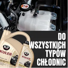 K2 T205Y — PŁYN DO CHŁODNICY ŻÓŁTY 5L DO -35*C GOTOWY DO UŻYCIA,K2