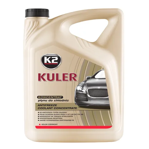 KONCENTRAT PŁYNU CHŁODNICZEGO CZERWONY 5,0L, DO -50°C