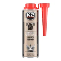 DODATEK DO PALIWA K2 BENZIN GO! 250ML - REDUKTOR DYMIENIA, OPTYMALIZATOR PRACY SILNIKA