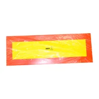 TABLICA WYRÓŻN. POJAZDY DŁUGIE KRÓTKA NALEPA 565X195MM, 2SZT/OPAKOWANIE