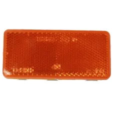 HORPOL UO030 — ODBLASK PROSTOKĄTNY PRZYKL. POMARAŃCZOWY 95X45MM