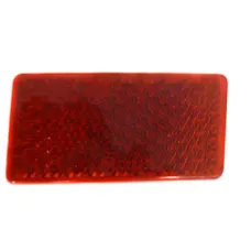 HORPOL UO031 — ODBLASK PROSTOKĄTNY PRZYKLEJANY CZERWONY 95X45MM