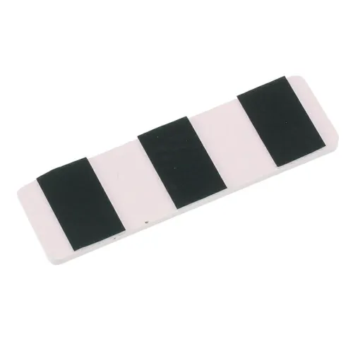 ODBLASK PROSTOKĄTNY PRZYKLEJANY CZERWONY 69X19,5MM