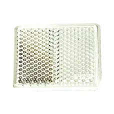 HORPOL UO234 — ODBLASK PROSTOKĄTNY PRZYKLEJANY BIAŁY 47,7X38,5MM