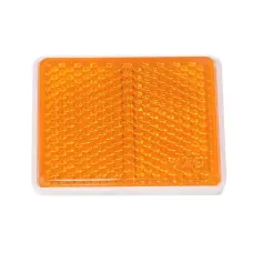 HORPOL UO235 — ODBLASK PROSTOKĄTNY PRZYKL. POMARAŃCZOWY 47,7X38,5MM