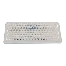 WAŚ UP105X48B — ODBLASK PROSTOKĄTNY PRZYKLEJANY BIAŁY 105X48MM