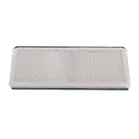 ODBLASK PROSTOKĄTNY PRZYKLEJANY BIAŁY 96X42MM