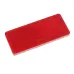 ODBLASK PROSTOKĄTNY PRZYKLEJANY CZERWONY 96X42MM
