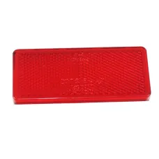 WAŚ UP96X42C — ODBLASK PROSTOKĄTNY PRZYKLEJANY CZERWONY 96X42MM