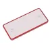 ODBLASK PROSTOKĄTNY Z OTWORAMI CZERWONY 96X42MM