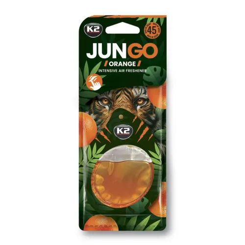 ZAPACH SAMOCHODOWY K2 JUNGO ORANGE - MEMBRANOWA ZAWIESZKA ZAPACHOWA