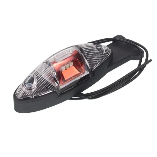 LAMPA OBRYSOWA BIAŁO-CZERWONA DIODOWA WISZĄCA, LEWA, 12/24V