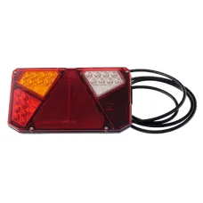 WAŚ W125DLC — LAMPA TYLNA ZESP. 5-SEGM. LEWA, DIODOWA Z PRZEWODEM 200CM, ŚWIATŁO COFANIA