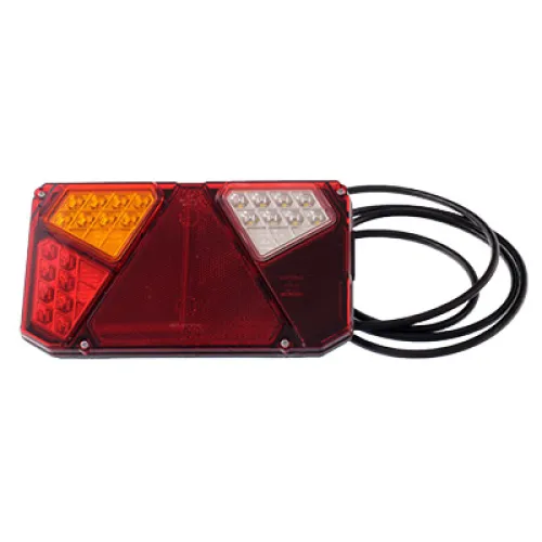 LAMPA TYLNA ZESP. 5-SEGM. LEWA, DIODOWA Z PRZEWODEM 200CM, ŚWIATŁO COFANIA
