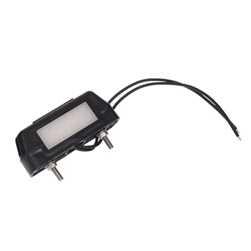 LAMPA OBRYSOWA BIAŁO-POMARAŃC. DIODOWA NA PODSTAWIE GUMOWEJ, 12/24V