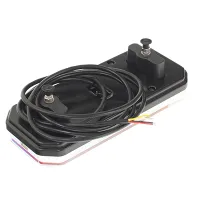 LAMPA TYLNA ZESPOLONA DIODOWA L/P Z PRZEWODEM, 12/24V