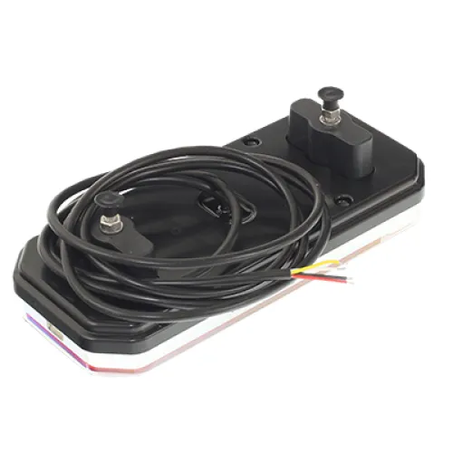 LAMPA TYLNA ZESPOLONA DIODOWA L/P Z PRZEWODEM, 12/24V