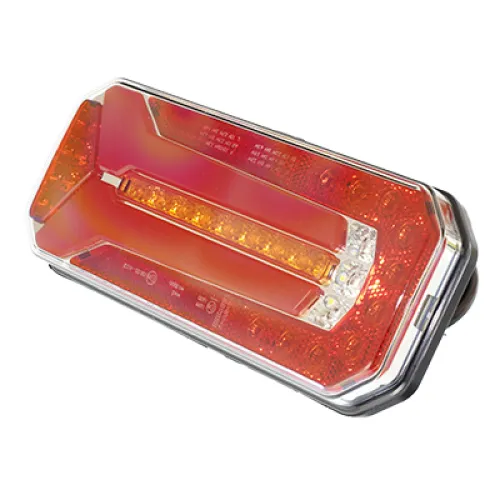 LAMPA TYLNA ZESPOLONA DIODOWA L/P Z PRZEWODEM, 12/24V