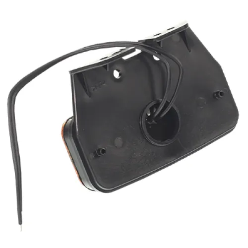 LAMPA OBRYSOWA POMARAŃCZOWA DIODOWA Z UCHWYTEM, 12/24V