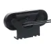 LAMPA OBRYSOWA CZERWONA DIODOWA Z UCHWYTEM I ODBLASKIEM, OWALNA 12/24V, NEON